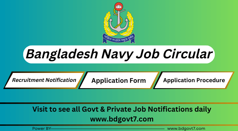 Bangladesh Navy Job Circular