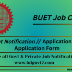 BUET Job Circular