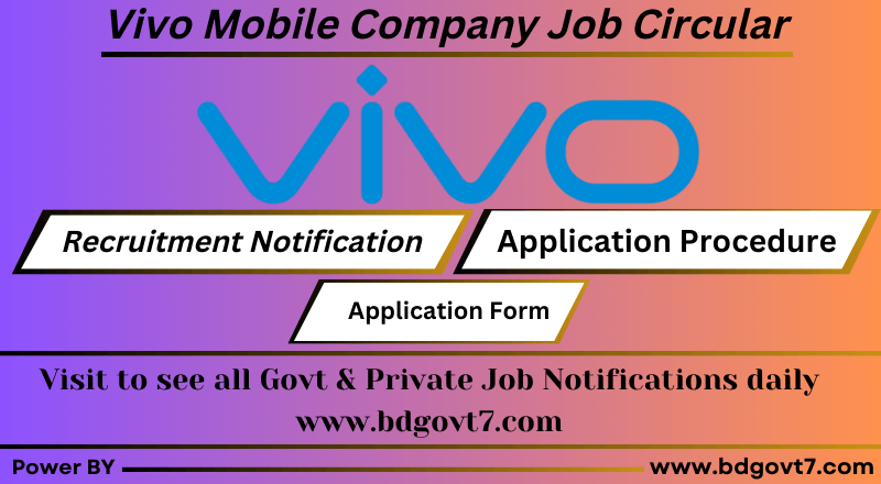 Vivo Mobile Company Job Circular