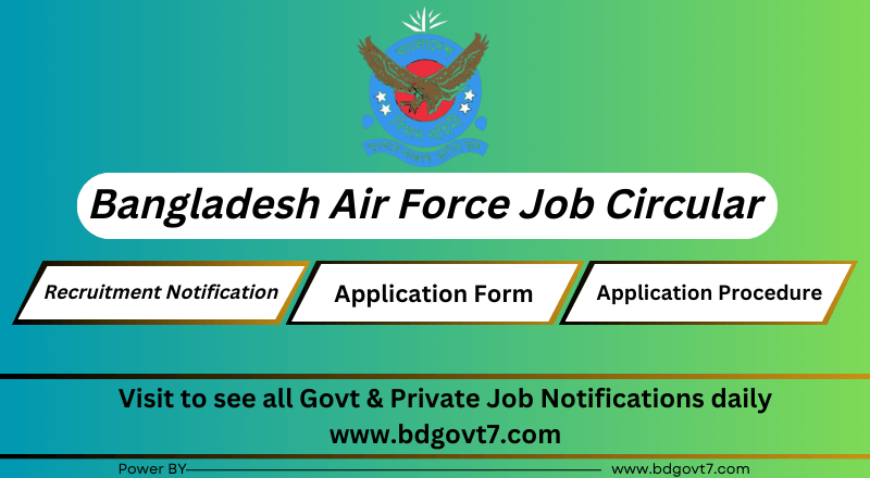 Bangladesh Air Force Job Circular