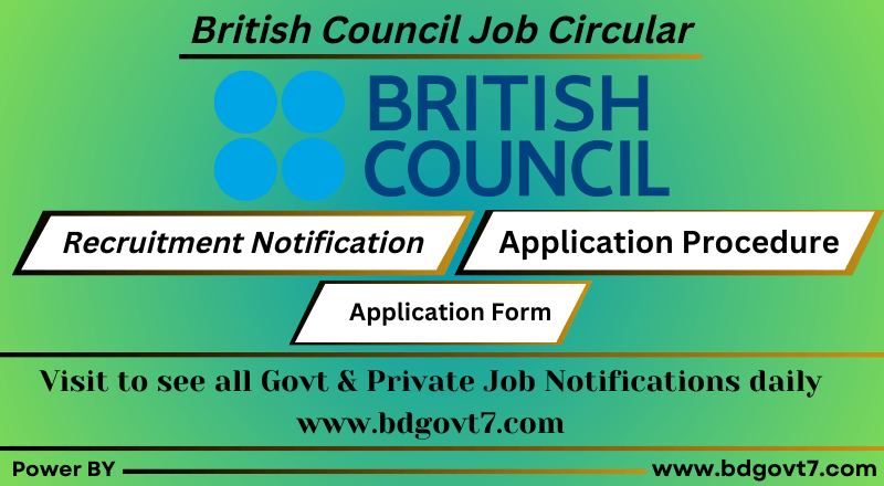 British Council Job Circular