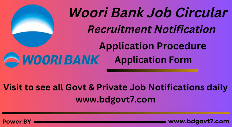 Woori Bank Job Circular