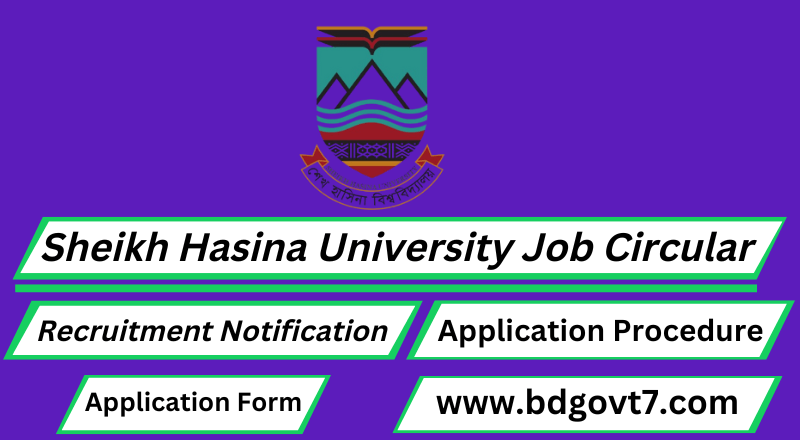 Sheikh Hasina University Job Circular