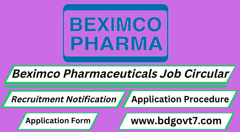 Beximco Pharmaceuticals Job Circular