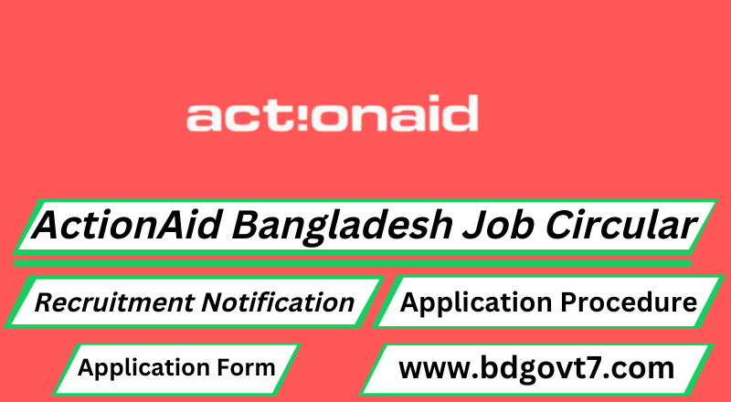 ActionAid Bangladesh Job Circular