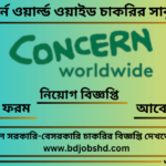 কনসার্ন ওয়ার্ল্ড ওয়াইড নিয়োগ