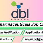 DBL Pharmaceuticals Job Circular