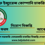 আস্থা লাইফ ইন্স্যুরেন্স কোম্পানি লিমিটেড নিয়োগ